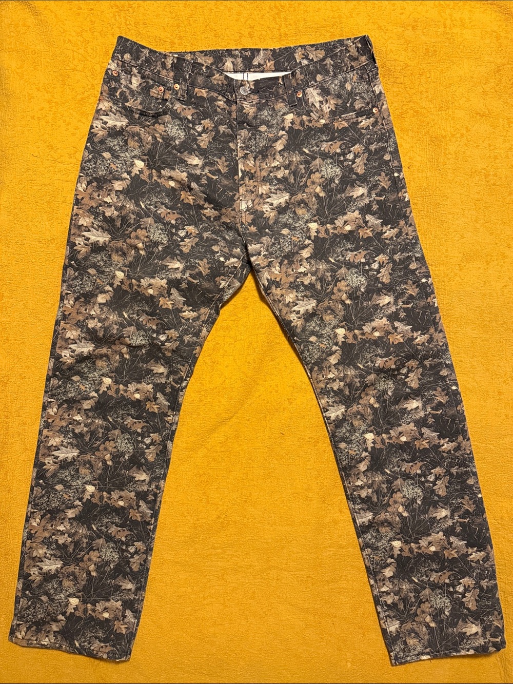 Levis Leaf Print 501 93’ Pant and Jacket rare / limited